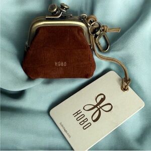 HOBO Chestnut Coin Pouch with Clasp
